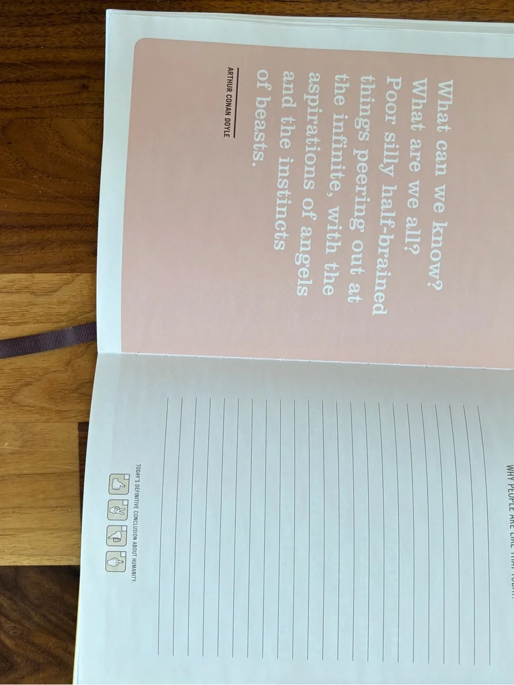 Red 'In My Humble Opinion' Journal - Home Office Notebook